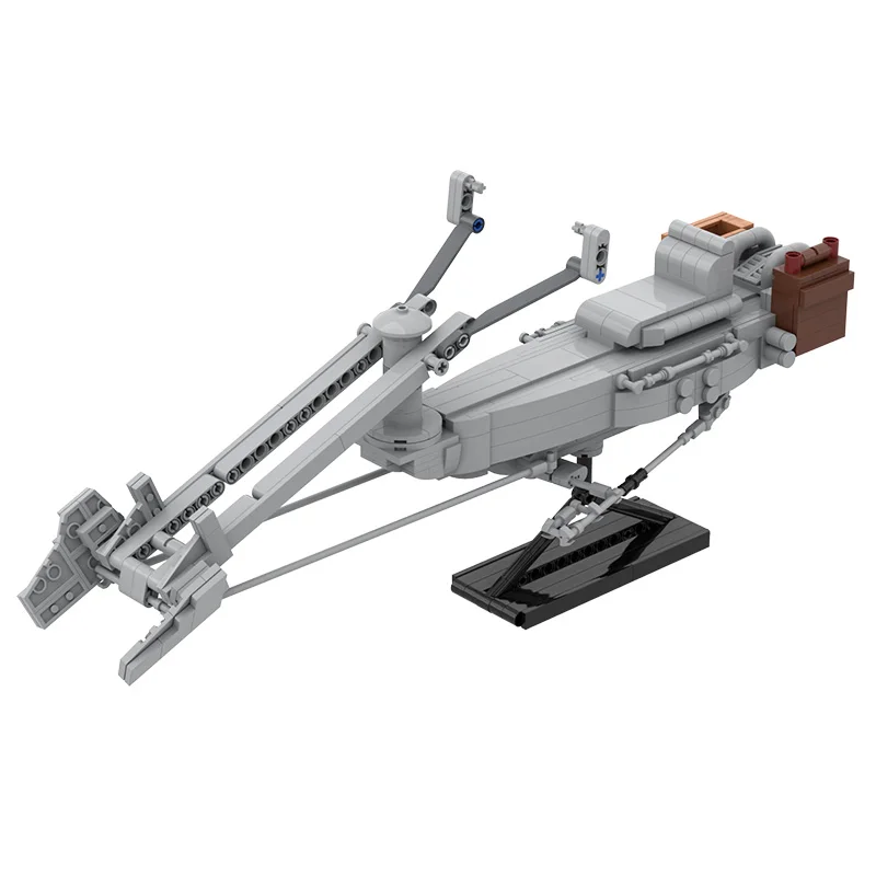 

MOC Star Movie Figuresss The Swoop Bike Speeder High-tech Motorcycle DIY Model Building Block Bricks Toy For Children Kids Gift