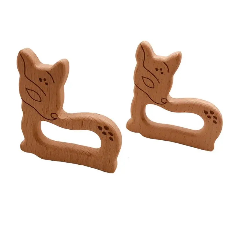 1 шт. деревянный Прорезыватель для зубов | Мать и ребенок