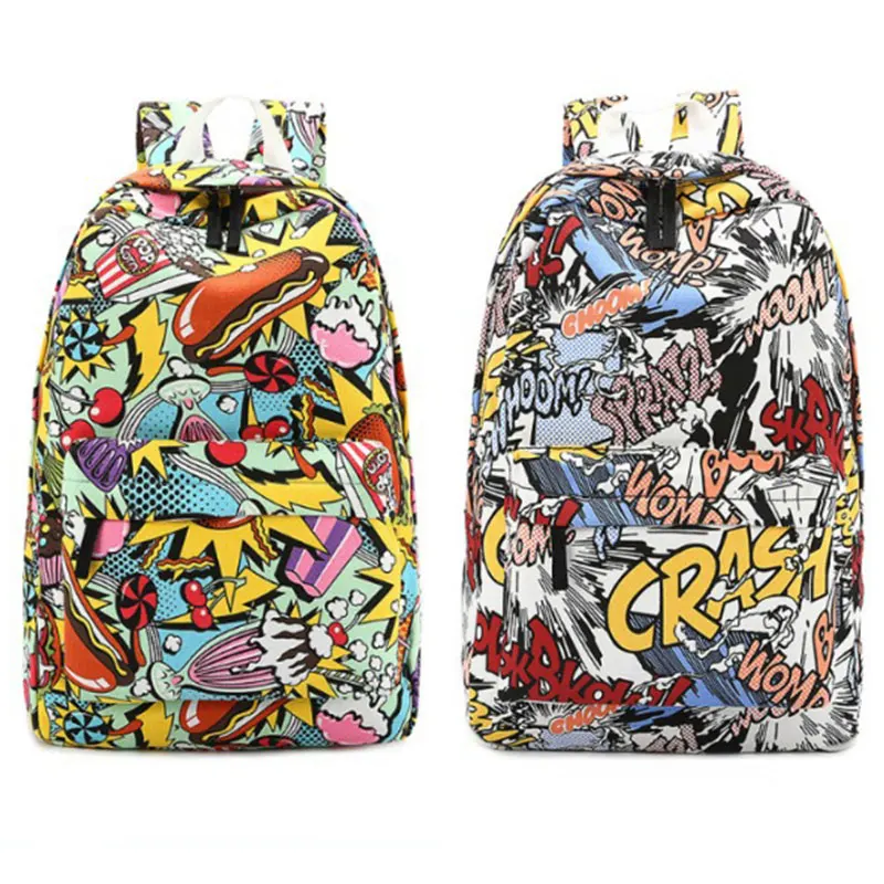 Модный рюкзак для учеников младшей и старшей школы Студенческая сумка в
