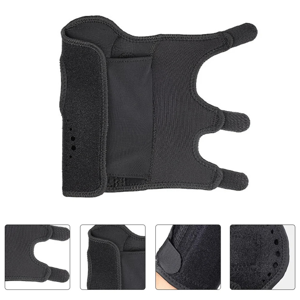 

1 шт. прочный браслет для поддержки запястья, регулируемый браслет для поддержки запястья унисекс (черный)