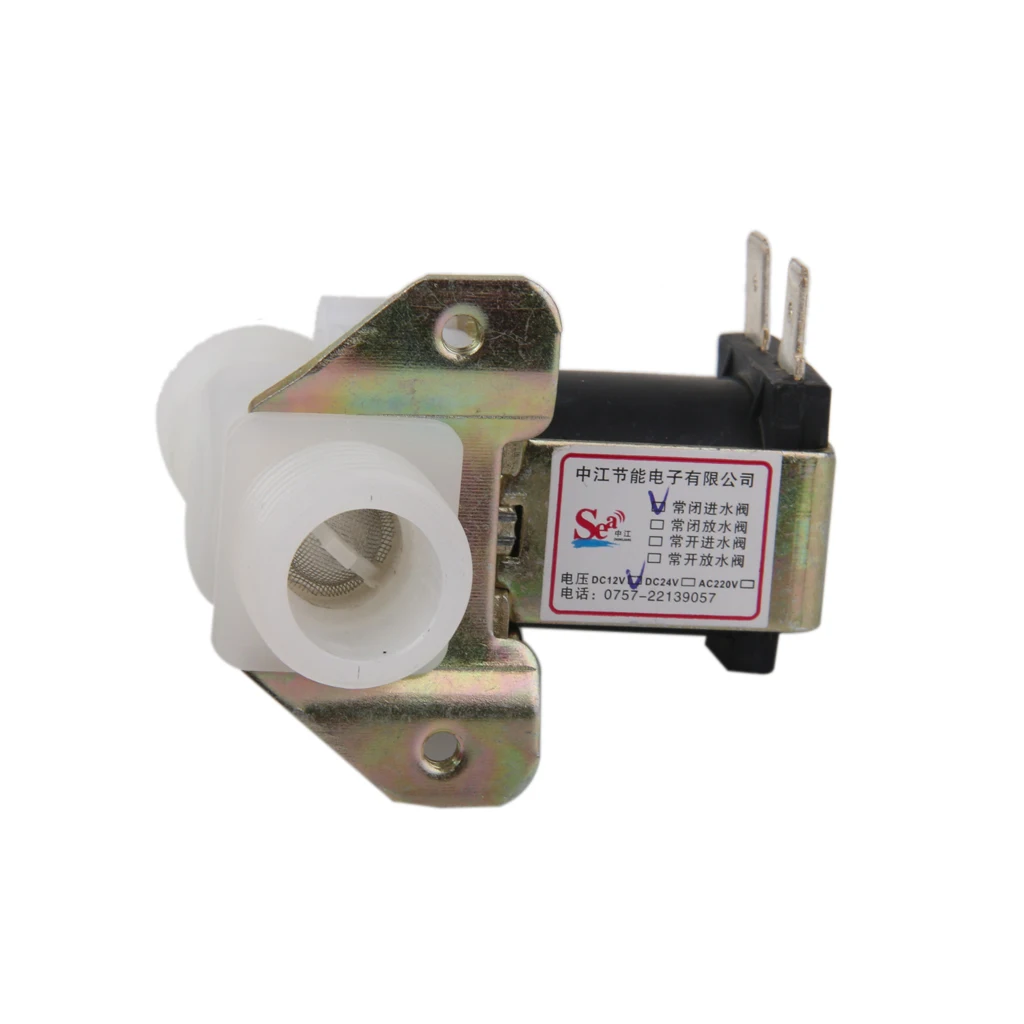 Нормально закрытый электромагнитный впускной клапан для воздуха воды масла газа