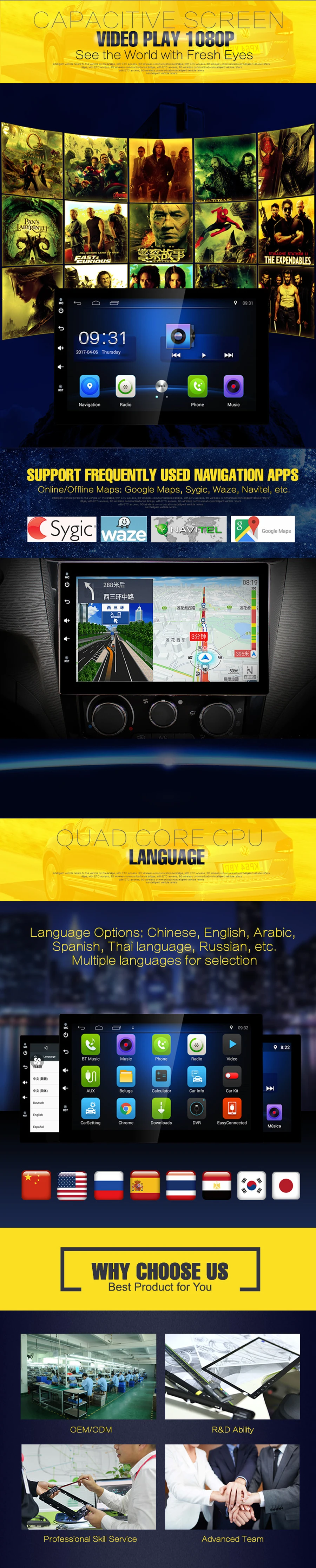Wifi подключение к сети полный сенсорный умный GPS для автомобиля для MG ZS Android 9,1 Автомагнитола автомобильная навигация Мультимедийная лента рекордер