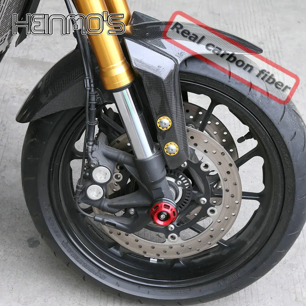 

For YAMAHA MT10 Carbon Fiber Accessories MT 10 MT-10 2016 2017 2018 Front Fender Splash Mudguard Cover YZF R1 YZF-R1 2009-2014