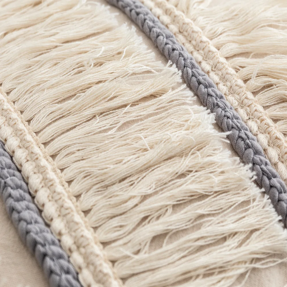 Роскошная наволочка ручной работы в марокканском стиле шерстяные кисточки бохо