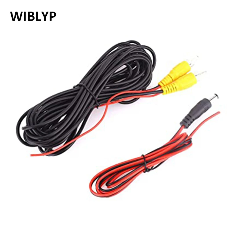 6M Video Cable for Universal Car Rear View Camera Backup Reverse Parking Monitor Cable Video RCA Male to Male Wire