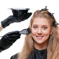 22pcs diy hair dye coloring kit hair dyeing bowl dye brush gloves hairpins hair coloring cape disposable shower cap comb