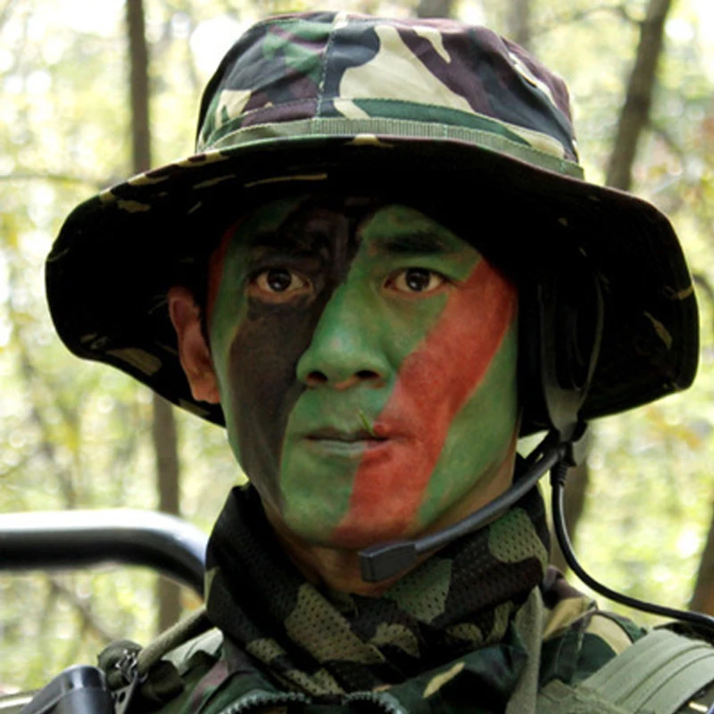 Панама Foux в стиле милитари для женщин и мужчин армейская камуфляжная уличная