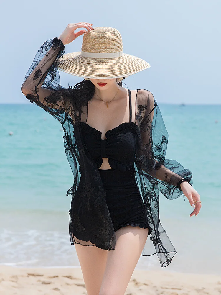 

Sexy Swimsuit One Piece Swimsuits Woman Monokini Women Surfing May Female Beach Breasts New Fund 2021 Korea Ins Fairy Fei Cotton