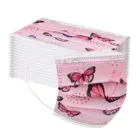 102050 шт., одноразовые маски для лица с рисунком бабочек