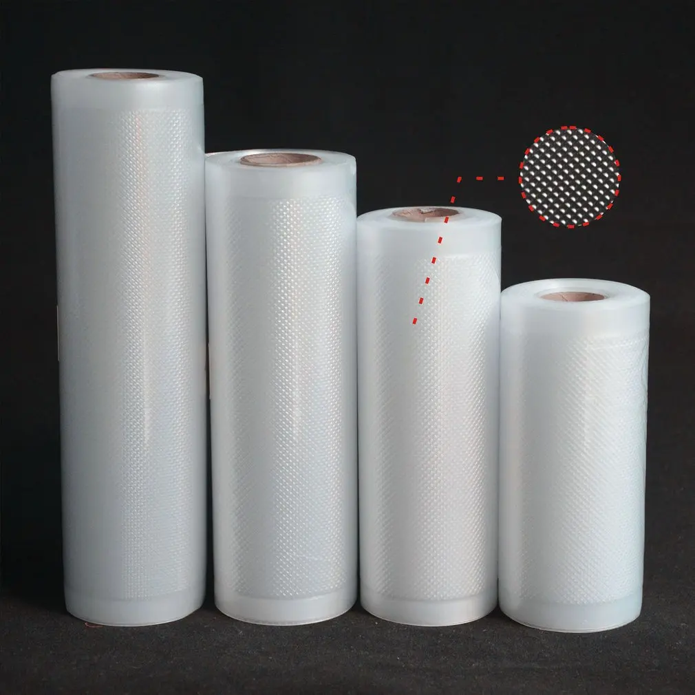 

1Roll Food Sealer Bags 12/17/20/22/25 x 500cm Food Packaging Vacuum Bags for Kitchen Storage Food Fresh Long Keeping Bag