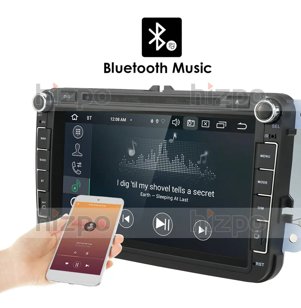 Android10.0 автомобильный мультимедийный плеер 2 Din автомобильный DVD для VW/Volkswagen/Golf/Polo/Tiguan/Passat/b7/b6/SEAT/leon/Skoda/Octavia RadioGPS