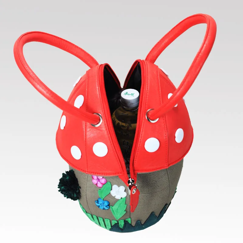 

2021 New Women's Bag Japanese Cute Bag Small Fresh Candy Colored Women's Bag Handbag Personality Mushroom Bag Bag
