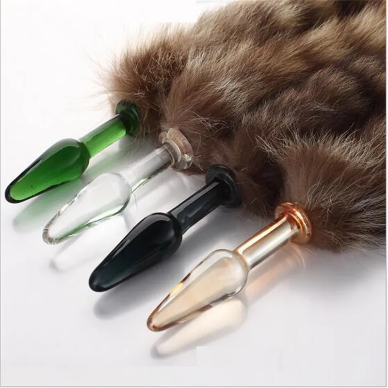 Секс-товары для взрослых Сексуальная Силиконовая Анальная пробка с лисьим