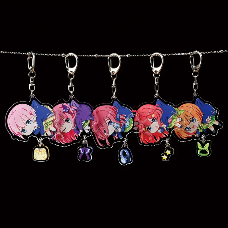 Аниме брелок с кулоном intessential Quintuplets акриловый Nakano Ichika Nino Miku Yotsuba Itsuki Милый