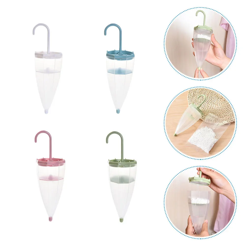 

4pcs Umbrella Dehumidification Boxes Moisture Proof Boxes Wardrobe Desiccants