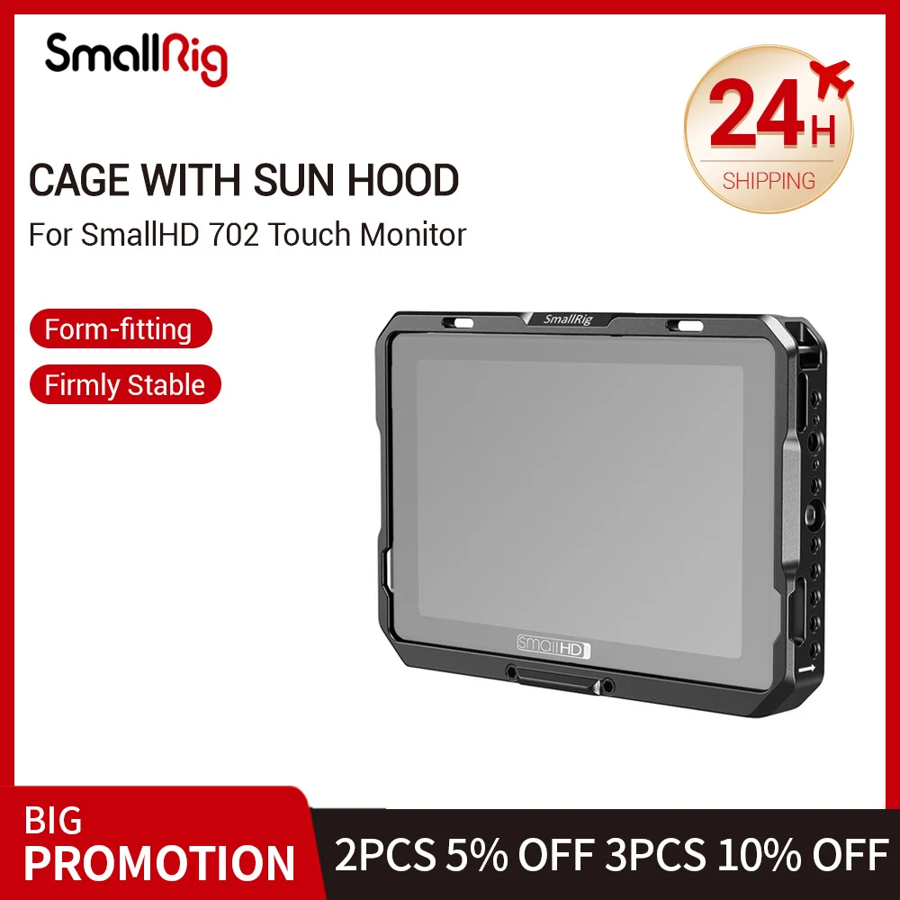 Клетка для монитора SmallRig с солнцезащитным козырьком SmallHD 702 защитная клетка