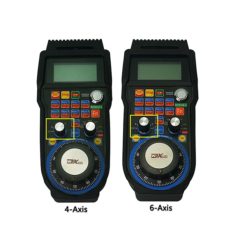 

CNC Router Part 4 / 6 Axis Wireless Mach3 MPG Pendant Handwheel Controller for CNC Machine Lathe