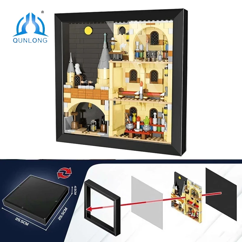 Конструктор QUNLONG Ceator Expert набор художественных рамок в виде замка модульный