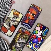 pablo picasso art painting phone case for samsung s6 s7 s8 s9 s10 s10e s20 s21 s30 edge plus lite ultra 5g fundas cover