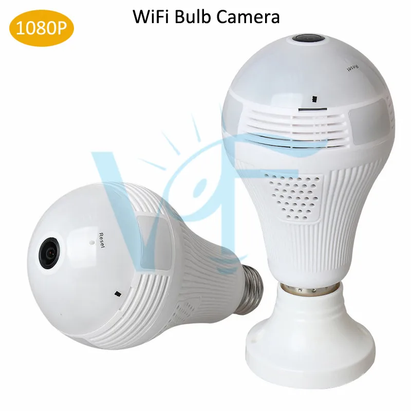 5 шт./лот 1080P Светодиодная лампа беспроводная камера свет 2MP Двусторонняя Аудио