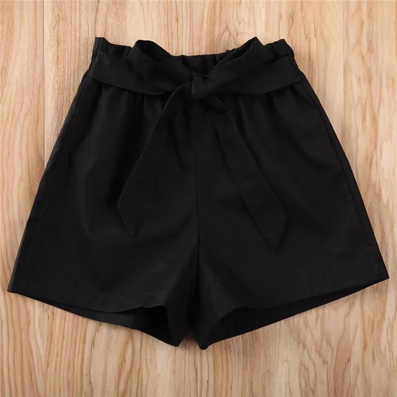 

Sweet Toddler Baby Girl Summer Clothes Set 2020 New Kids Lace Sleeve T-shirt Tops Shorts Pants Headband Children Clothes 1-6Y