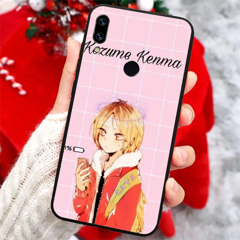 

Kenma Kozume of Haikyuu Anime Phone Case For Xiaomi Redmi note 7 8 9 t k30 max3 9 s 10 pro lite