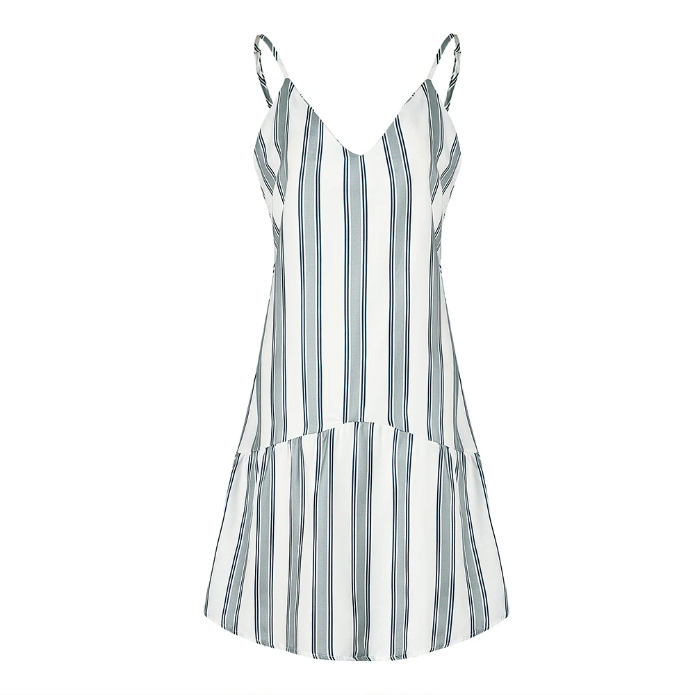 Женские платья на тонких бретелях без рукавов с v-образным вырезом сексуальные