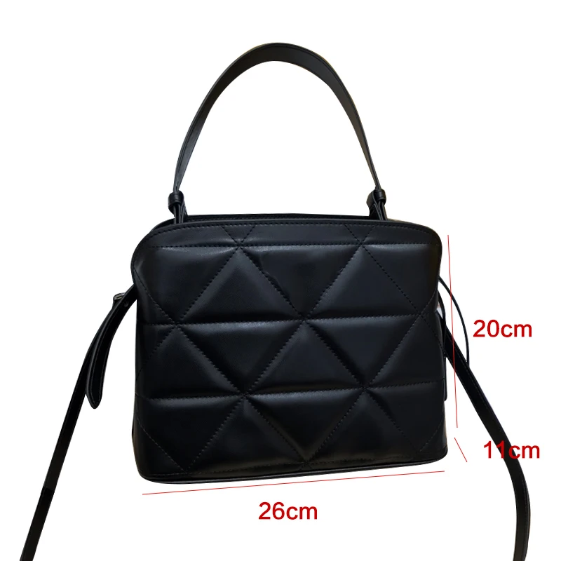 

2021 new French starbags leather women's bag embroidered diamond lattice chain bag multi-functional The crocodile grain handbag
