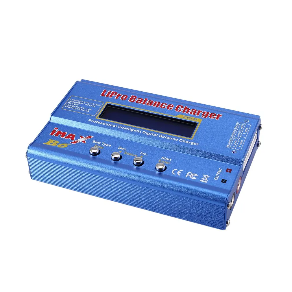 Оригинальное балансирующее зарядное устройство IMAX B6 Mini 80 Dis для РУ вертолета Nimh