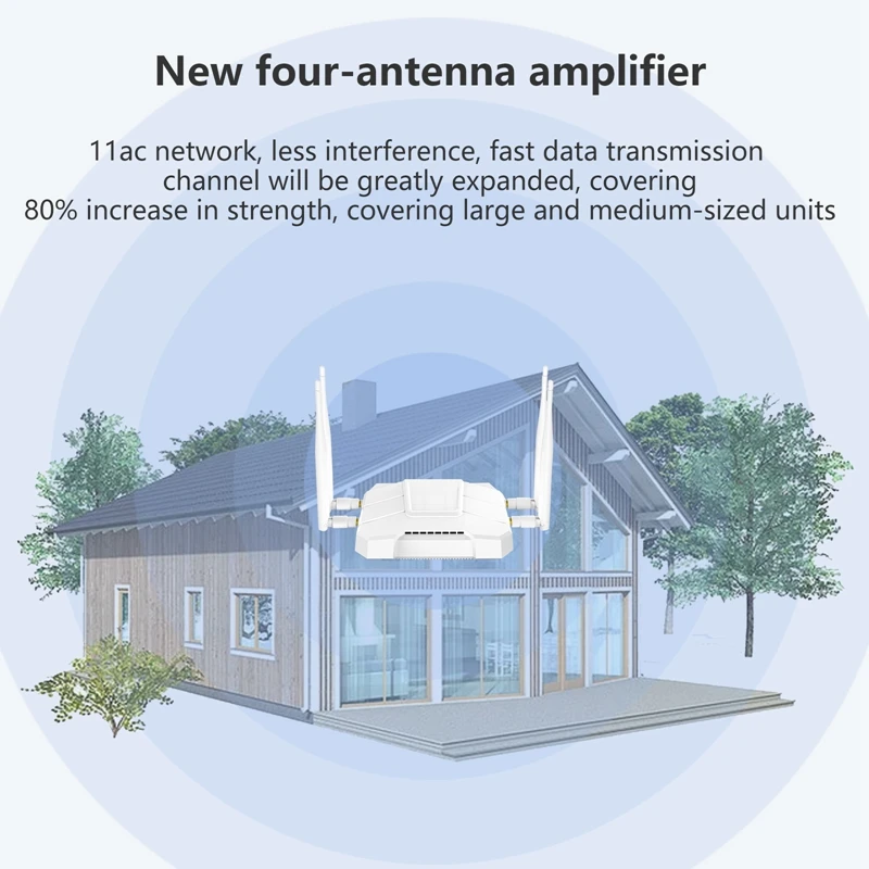 Wiflyer WG155 высокомощный супер широкий охват 2 4G & 5G двухдиапазонный 1200 Мбит/с