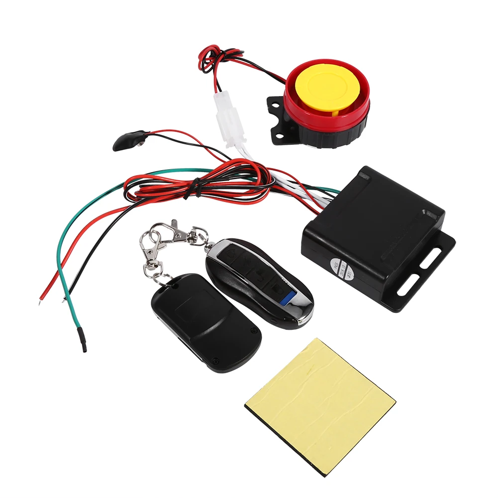 

Motorcycle Bike Anti-theft Security Alarm System Remote Control 12V Motorcycle Equipments Parts