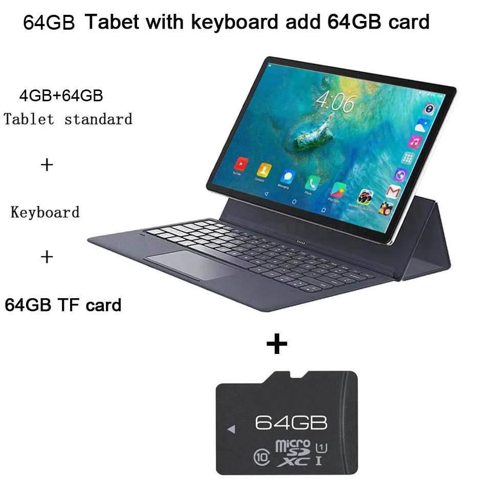 Планшет 2 в 1, ноутбук, 11,6 дюймов, ips, Android 8,1, mt6797, 10 ядер, 2,6 ГГц, 6 ГБ ОЗУ, 128 Гб ПЗУ, 11,6 МП, type-C, с клавиатурой, планшет - Комплект: 64GB add KB 64GB