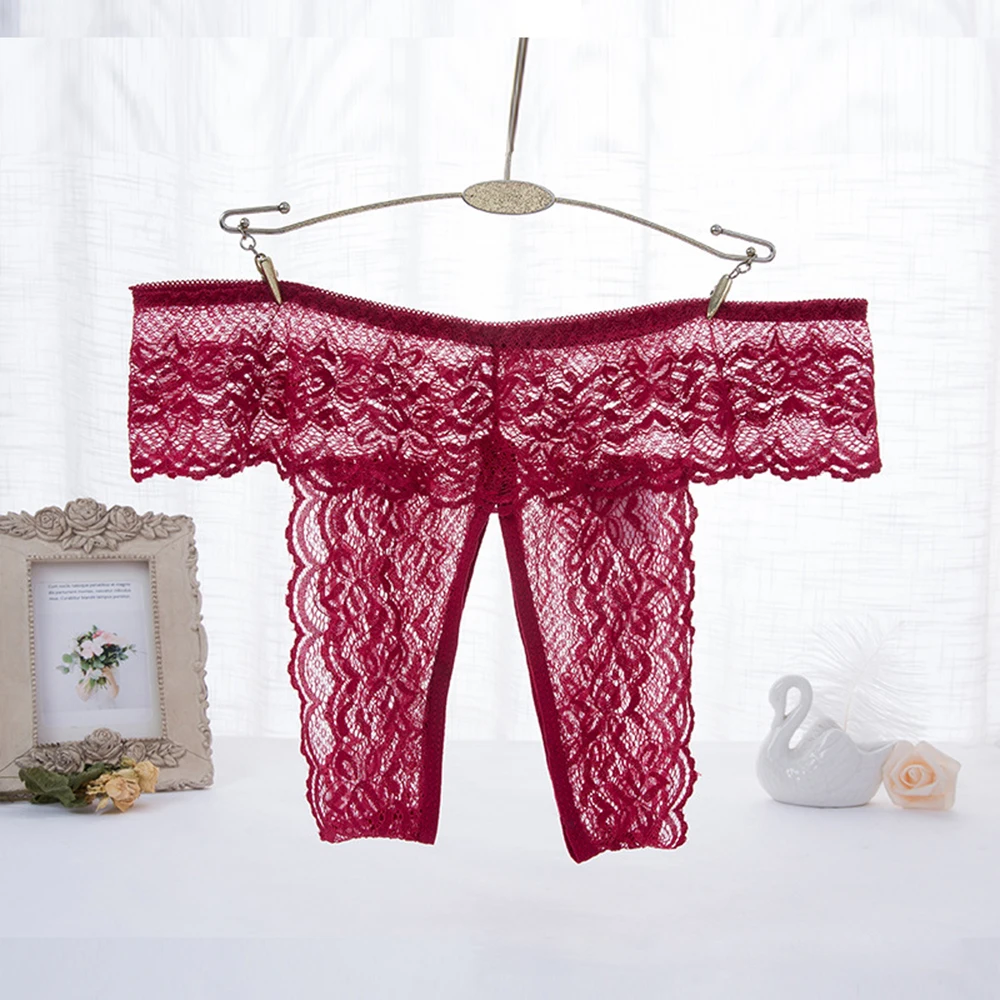 Женские сексуальные трусики с открытой промежностью эротическое нижнее белье