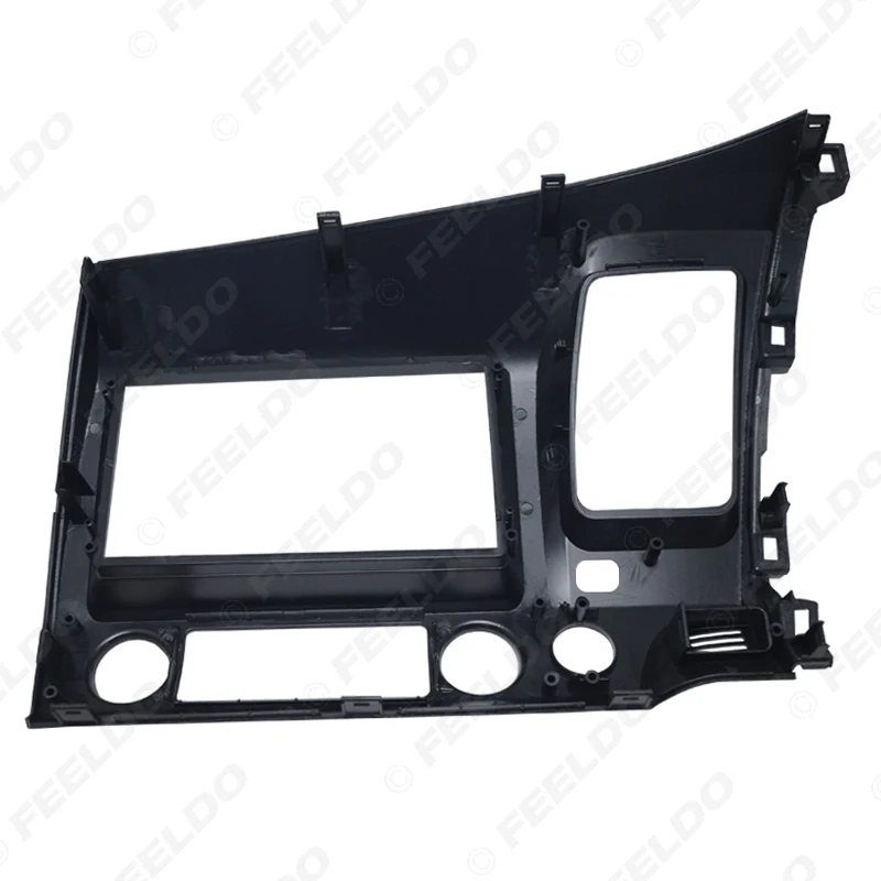 FEELDO Автомобильная стерео панель 2Din фасции рамка для HONDA Civic(LHD с отверстием SRS) 06-2011