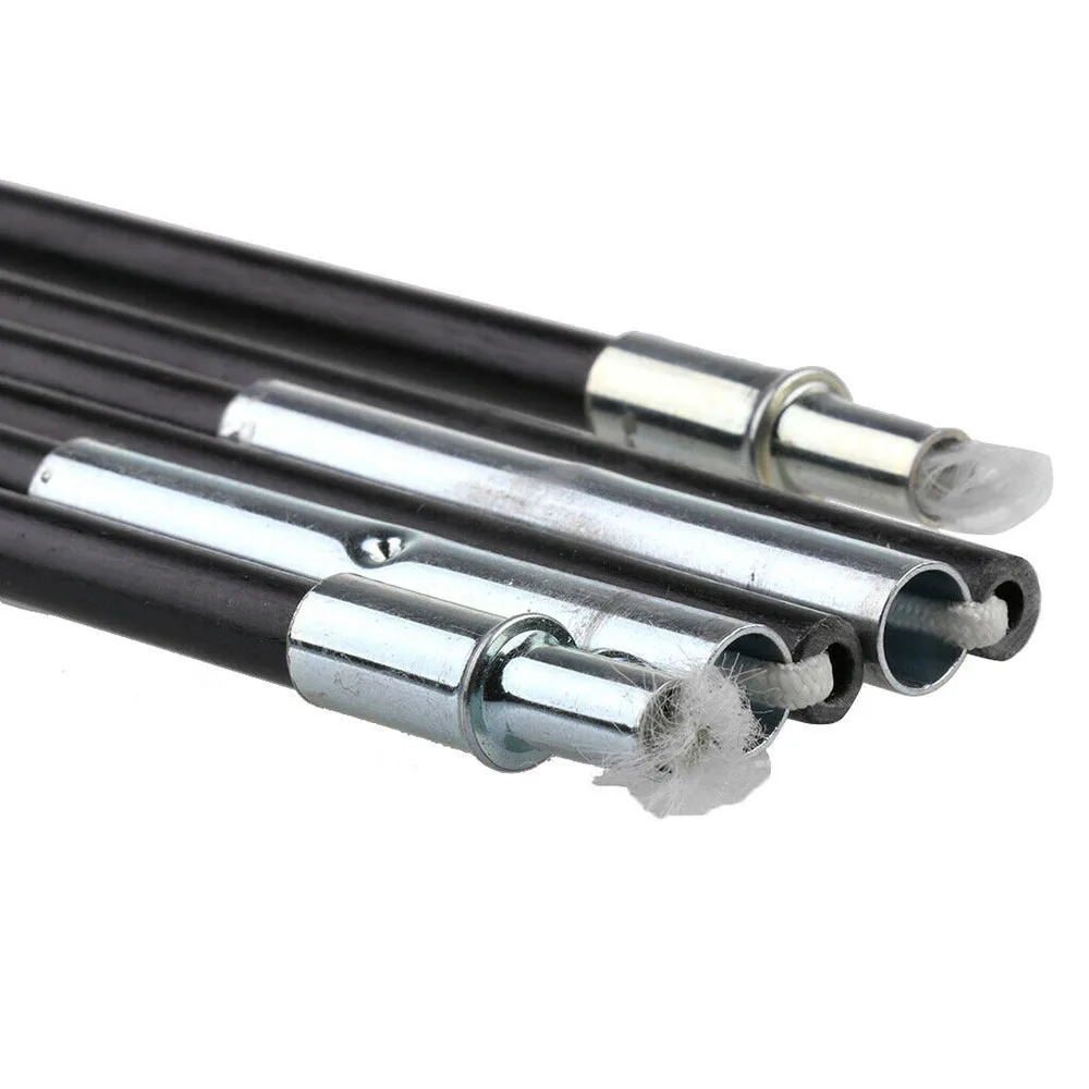 

2pcs Fibreglass Replacement Outdoor Camping Tent Pole Awning Repair Black