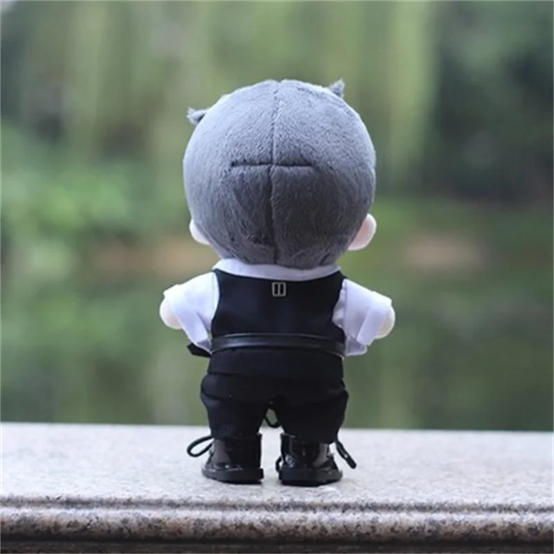 Traje de chaleco negro de 20cm, ropa de mu&ntilde;eca Xiao Zhan, ropa de mu&ntilde;eca, respaldo de marca, mismo p&aacute;rrafo que Xiao Zhan-4