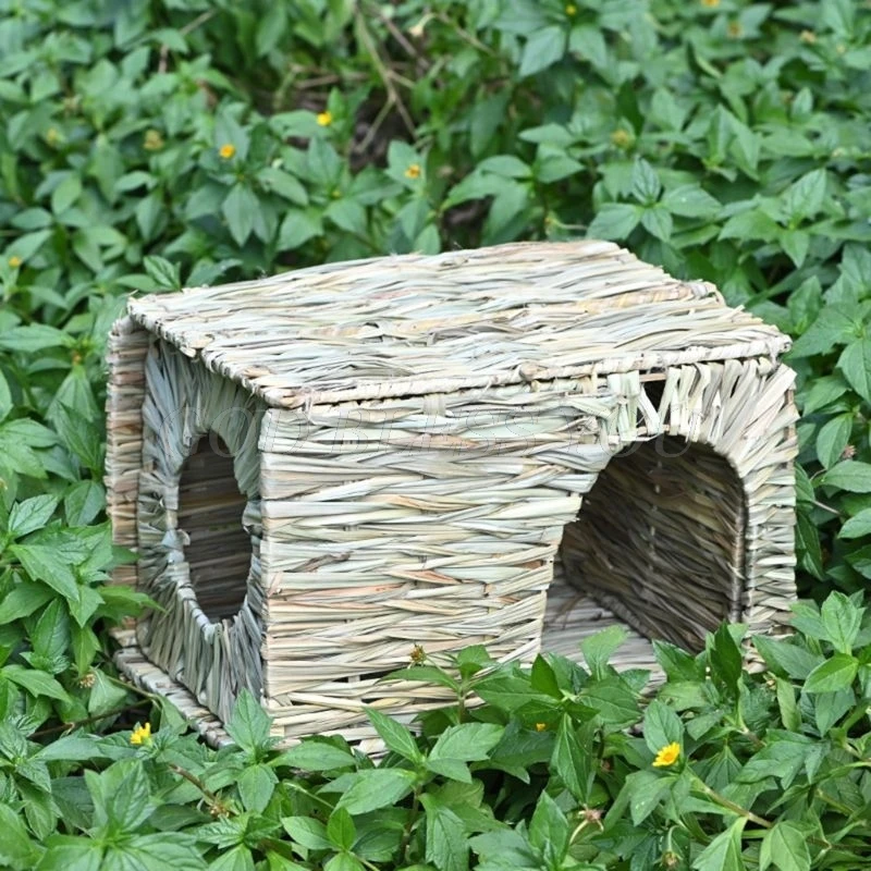 Небольшое животное Grassy гнездо дышащая складная кровать для сна коттедж