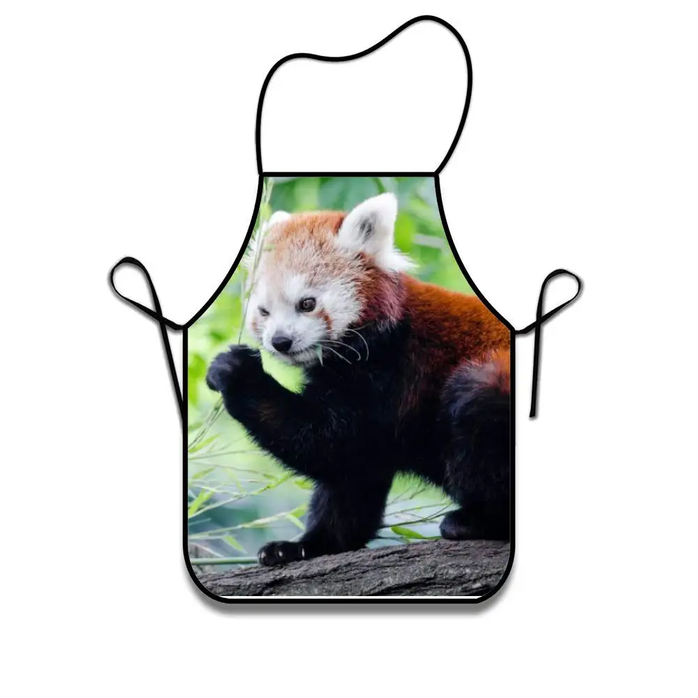 

Lazy Red Panda Aprons for Women/Men Lightweight Grilling Waist Funny Chef Apron