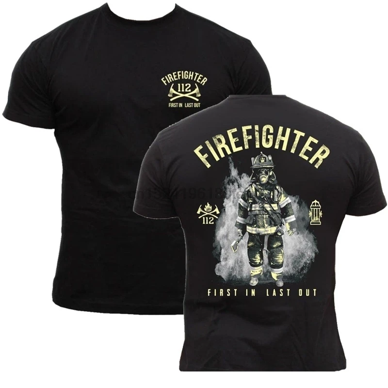 

Summer Style Firefighter Fireman Men's Short Sleeve T-Shirt