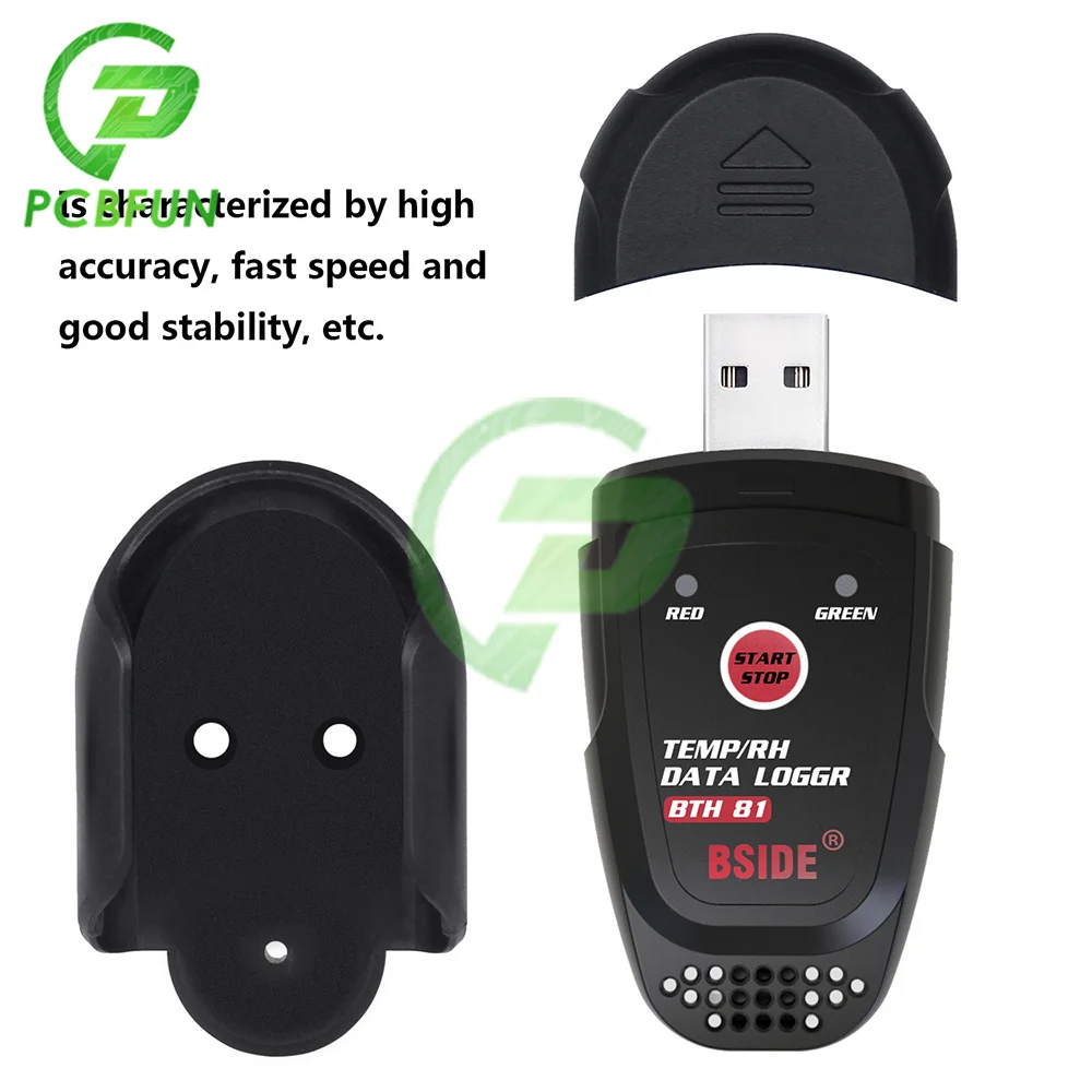 

USB BSIDE BTH81 регистратор данных влажности и температуры умный термометр автоматического поколения для холодной цепи