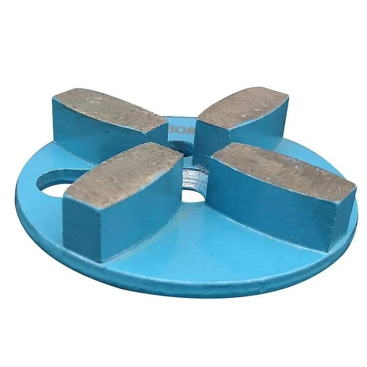 GD64 Four Magnetic Holes Blank Diamond Grinding Plate Concrete Floor Polishing Wheel Disc with Segments 12PCS | Инструменты