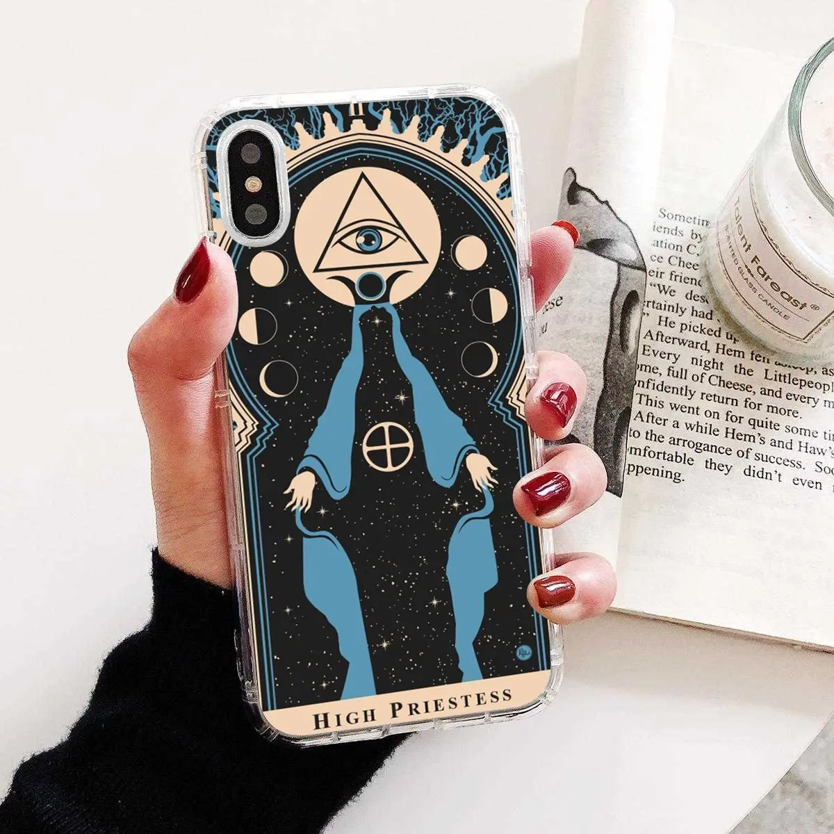 Силиконовый чехол из ТПУ с изображением ведьмаков Луны Таро загадочного тотема