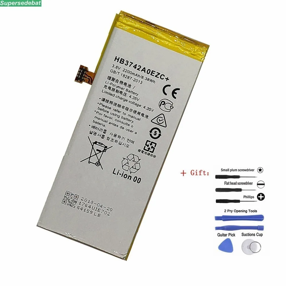 2200 мАч HB3742A0EZC + аккумулятор для телефона Huawei P8 Lite 5 0 Enjoy 5S Ascend Youth Замена