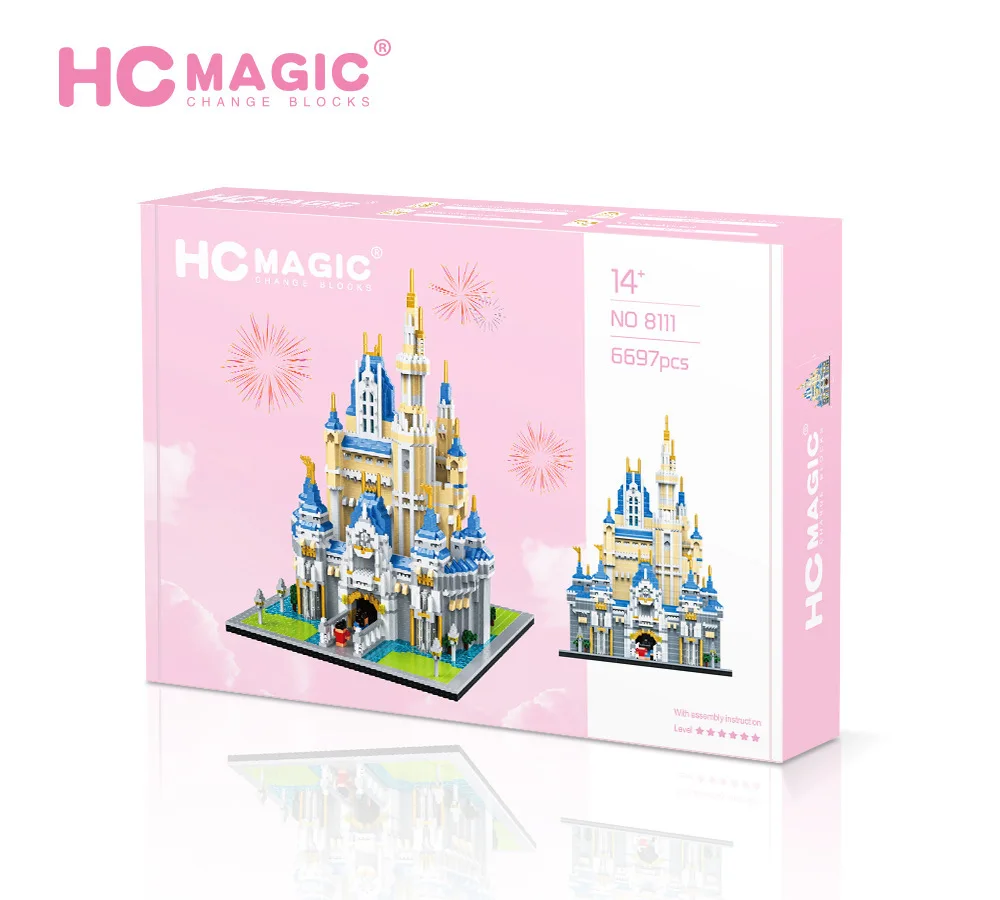 СОЗДАТЕЛЬ серии алмазные строительные блоки Замок принцессы известный