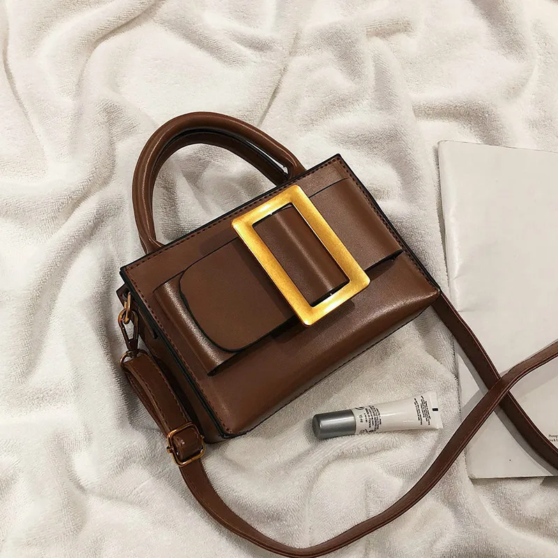 

European Vintage Fashion Small Tote bag 2020 New Quality PU Leather Women's Designer Handbag Portable Shoulder Messenger Bags