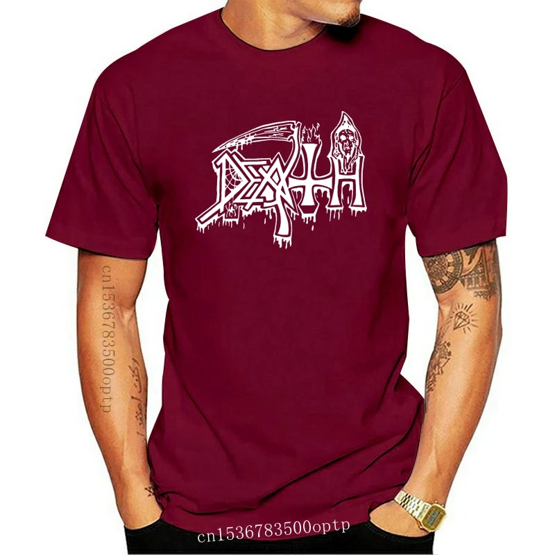 

New 2021 Death Logo Death Metal Band Black T-Shirt Usa Size Em31 Harajuku Tee Shirt