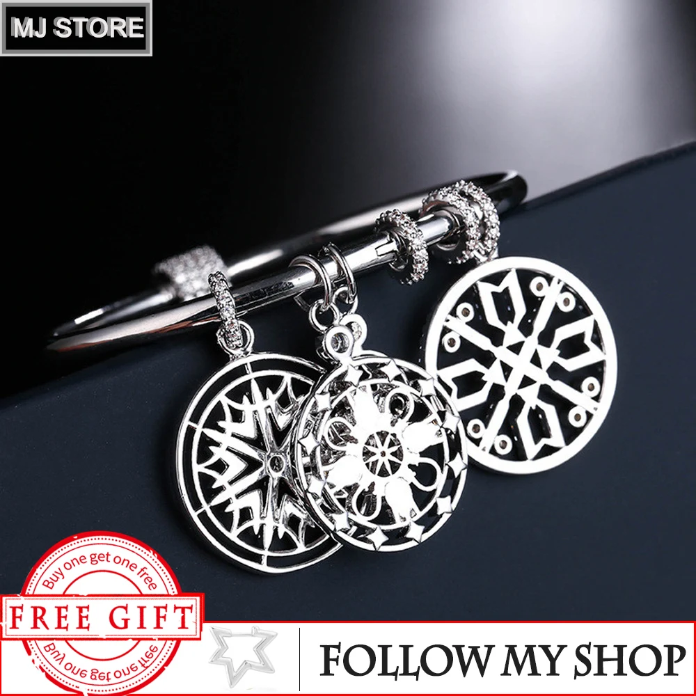 

Женский браслет из серебра пробы с фианитами