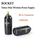 Новая мини-татуировка, Беспроводная мощность для банка, батарея, тату, роторная машинка, ручка, RCA, подключение, тату, источник питания, бесплатная доставка