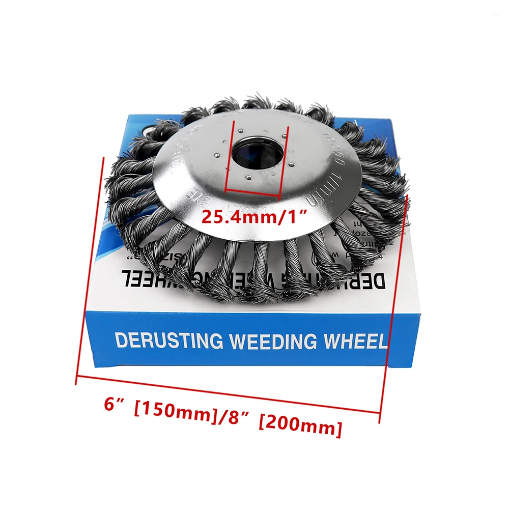 6/8 дюймовая Головка триммера для травы стальная проволочная обрезная головка