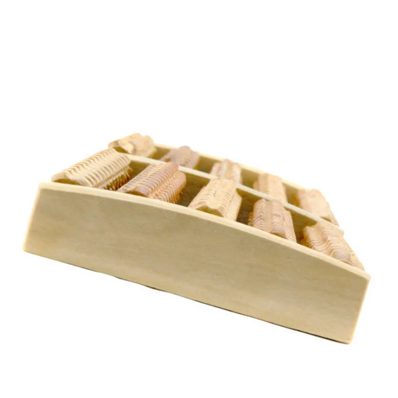 

3/5 Raw Wooden Foot Roller Wood Care Massage Reflexology Relax Relief Massager Spa Gift Anti Cellulite Foot Massager Foot Care